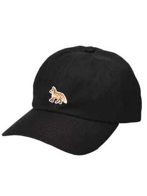 Maison Kitsune (メゾン キツネ) メンズ キャップ コットン100％ ベイビーフォックス刺繍 6パネル ベースボールキャップ KNW06109WB0026