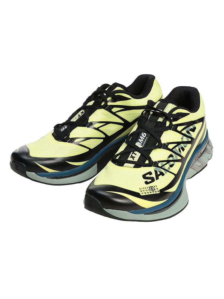 MM6 Maison Margiela (エムエムシックス メゾン マルジェラ) メンズ スニーカー MM6×SALOMON コラボ メッシュアッパー ロゴプリント ローカットスニーカー XT-MM6 MM6WS0020SS26