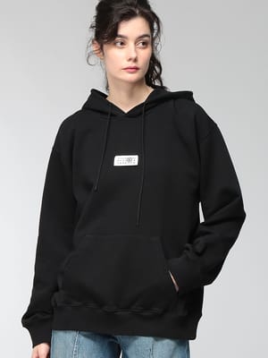 MM6 Maison Margiela (エムエムシックス メゾン マルジェラ) レディース パーカー シグネチャーステッチ プルオーバー フード スウェット MM6LS52GU0263