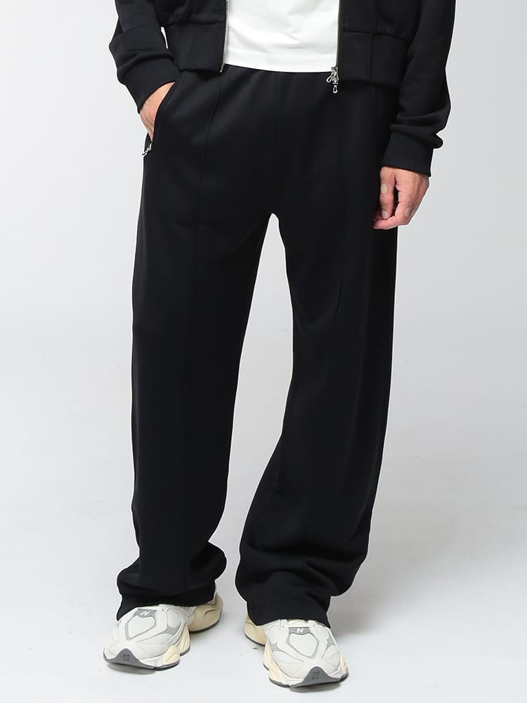 OUR LEGACY (アワーレガシー) メンズ トラックパンツ 裾ジップ ジャージー パンツ Prime Black True TrackJersey OLM2256TP