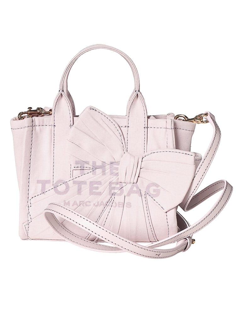 MARC JACOBS (マークジェイコブス) レディース トートバッグ ショルダーバッグ 2WAY クロスボディ キャンバス オーバーサイズ ボウ MJ2F6HTT032H02