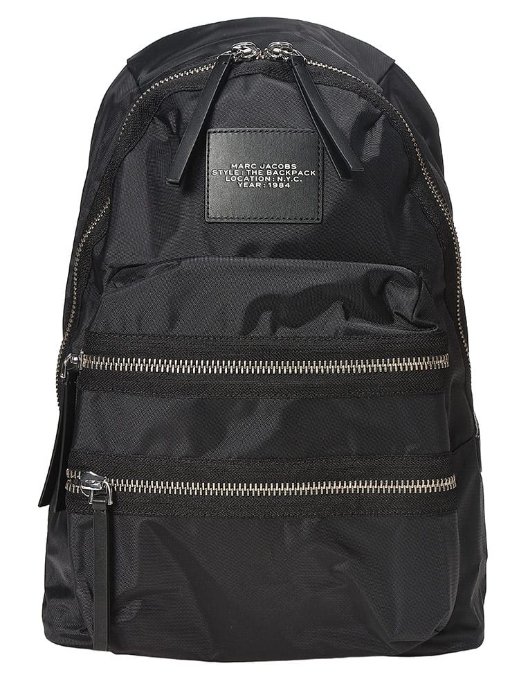 MARC JACOBS (マークジェイコブス) レディース バックパック バイカー ナイロン ラージバックパック A4サイズ対応 ロゴパッチ リュック MJ2F3HBP028H02