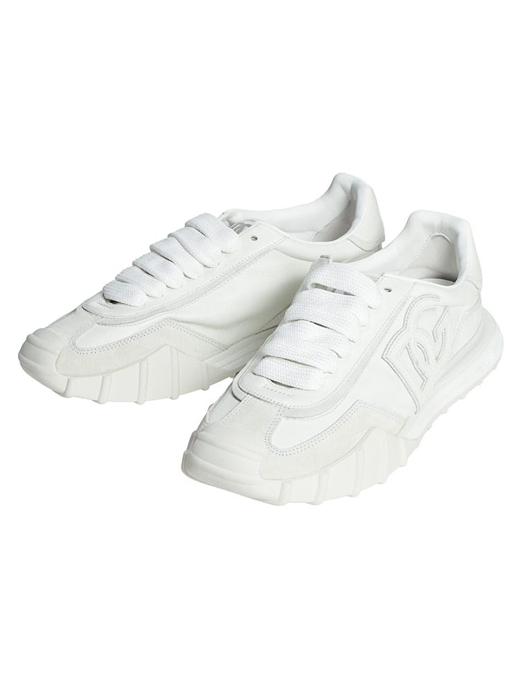 DOLCE&GABBANA (ドルチェ＆ガッバーナ) メンズ スニーカー ATHLETIC アスレチック カーフレザー スエード ローカット DGCS2384A0569 DGCS2384A0569