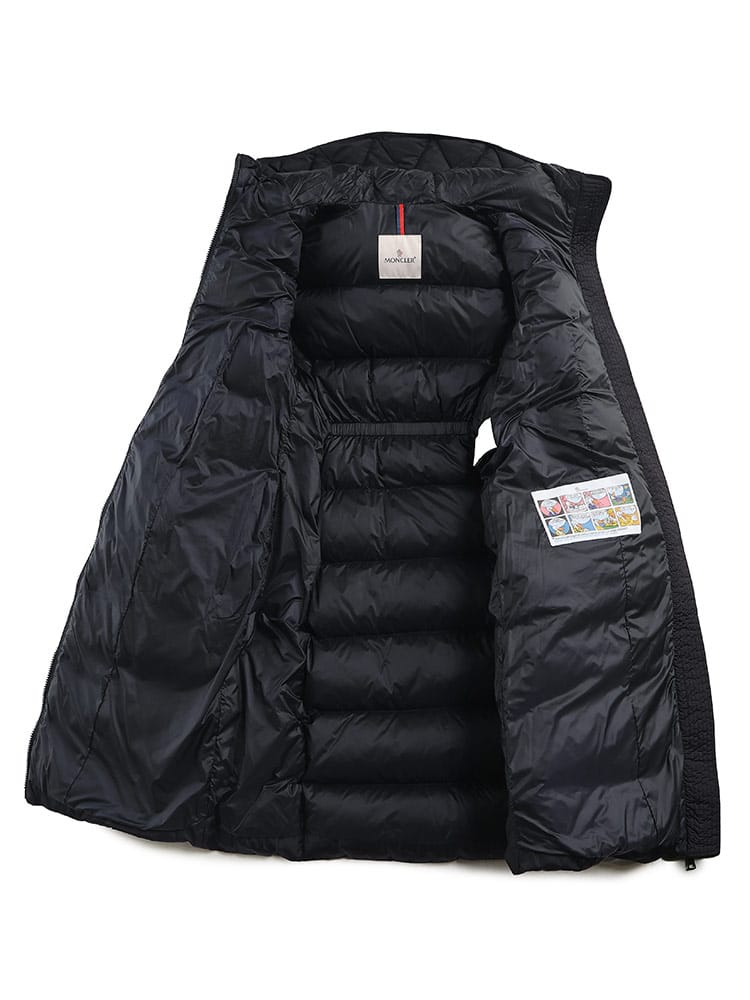 MONCLER (モンクレール) フード ナイロン フルジップ ダウンコート 