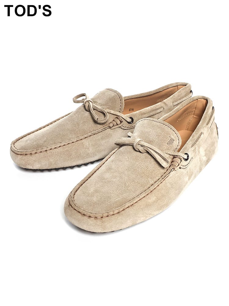 TOD'S  (トッズ) スエード ゴンミーニ ドライビングシューズ TDXXMGW054 メンズ
