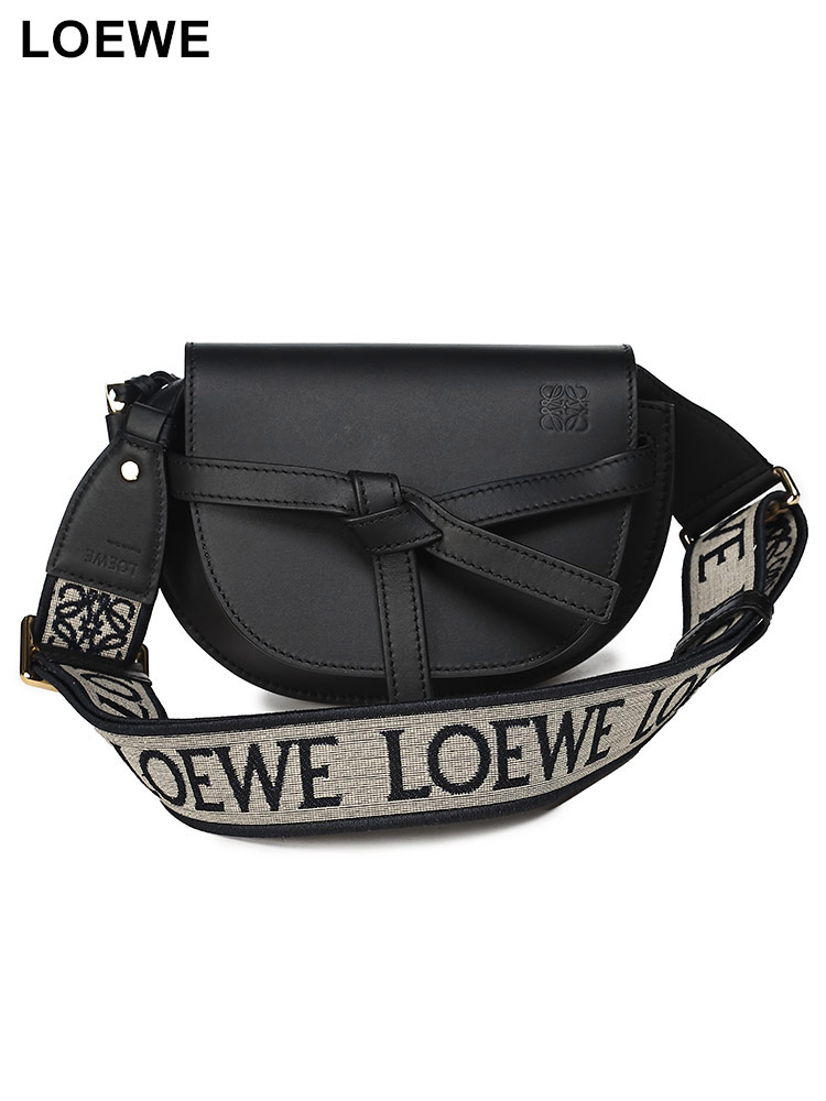 LOEWE (ロエベ) ソフトカーフ＆ジャカード ゲートバッグ スモール LELA650N46X13 レディース【サカゼン公式通販】