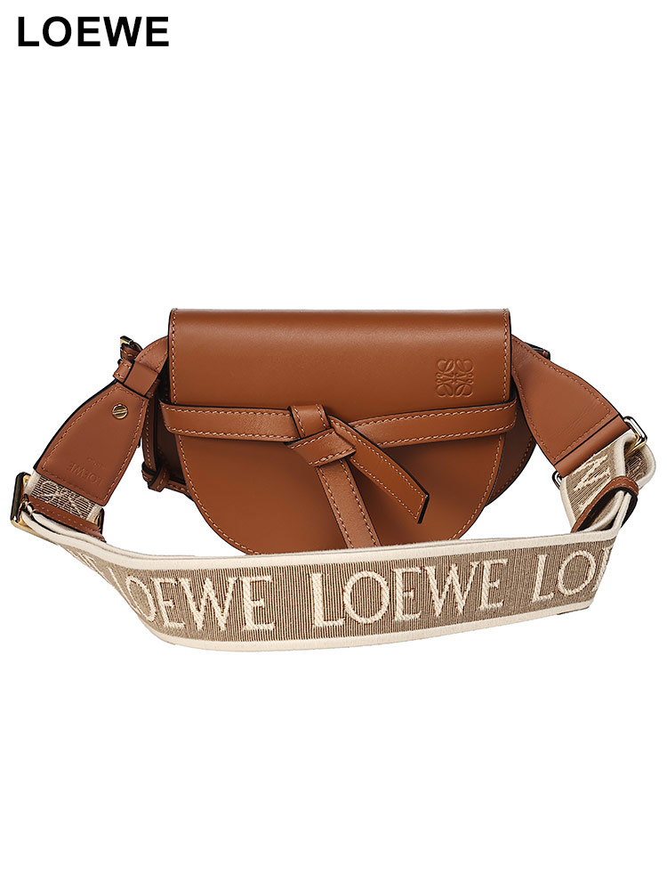 LOEWE (ロエベ) ソフトカーフ＆ジャカード ゲートバッグ スモール LELA650N46X13 レディース【サカゼン公式通販】