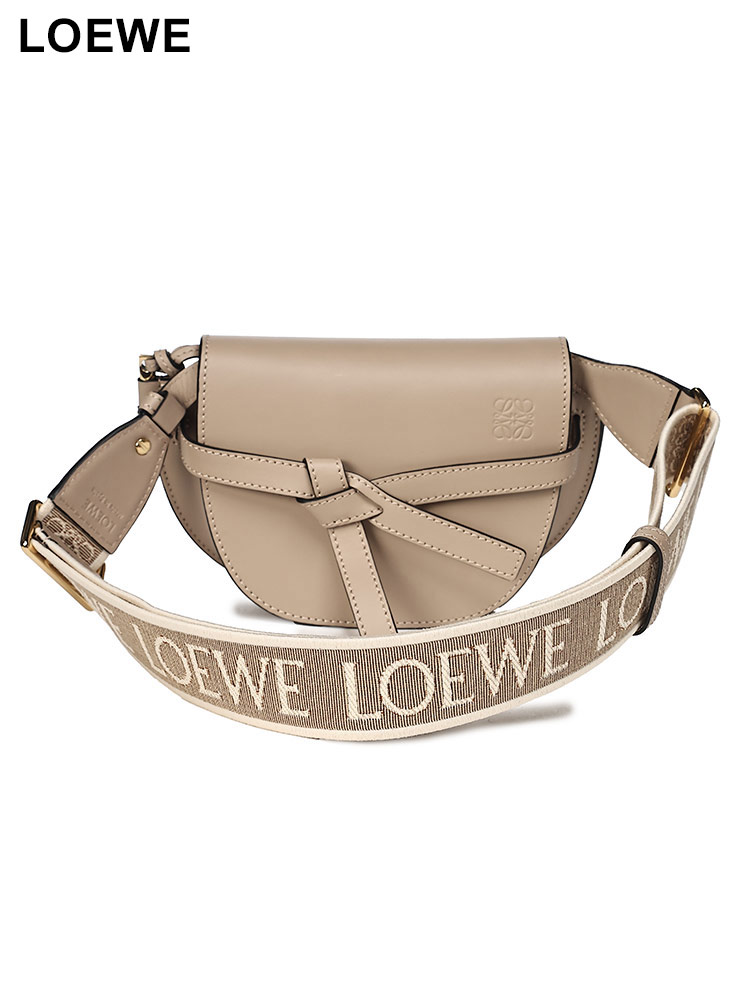 LOEWE (ロエベ) ソフトカーフ＆ジャカード ゲートバッグ スモール LELA650N46X13 レディース【サカゼン公式通販】