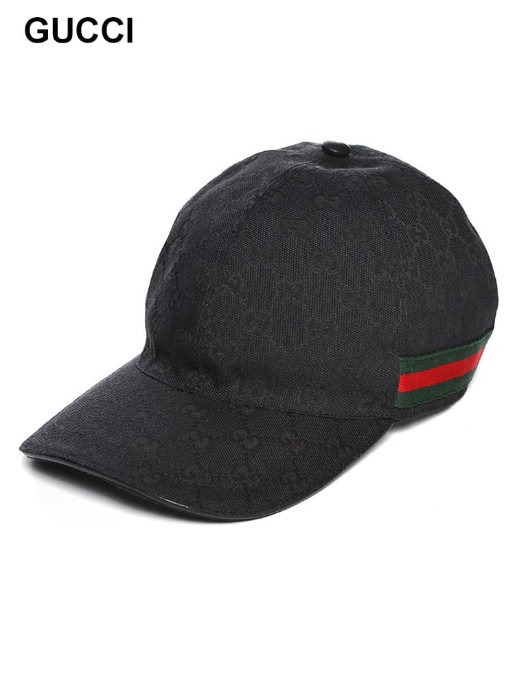GUCCI (グッチ) オリジナルGGキャンバス ベースボール キャップ 
