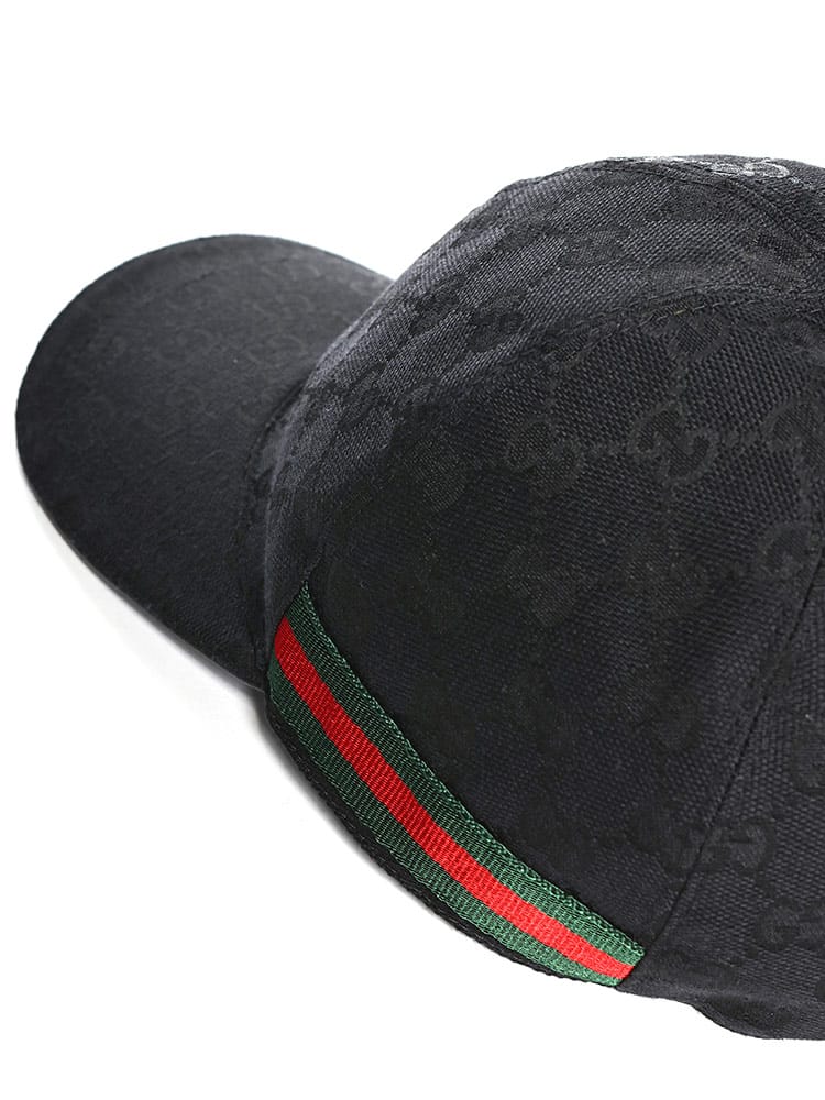 GUCCI (グッチ) オリジナルGGキャンバス ベースボール キャップ 
