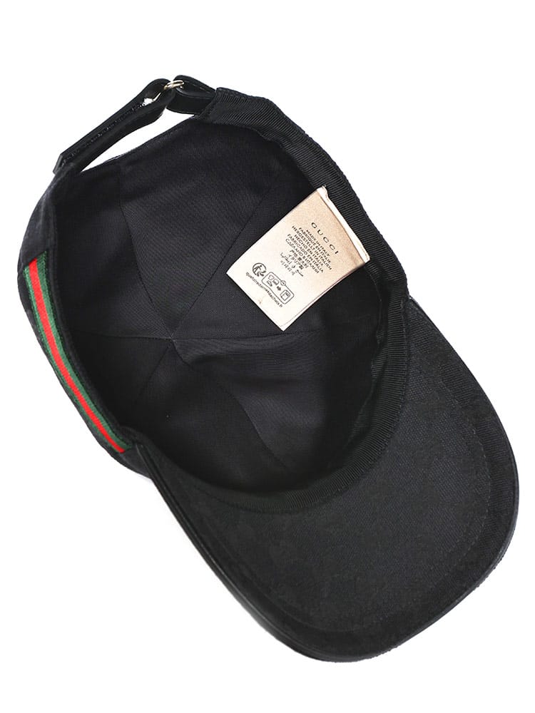 GUCCI (グッチ) オリジナルGGキャンバス ベースボール キャップ 