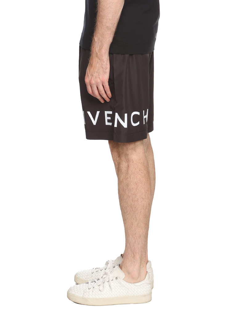 GIVENCHY (ジバンシィ) 裾ロゴ メッシュインナー付き スイムショーツ 水着 GVBMA00N1453 メンズ【サカゼン公式通販】