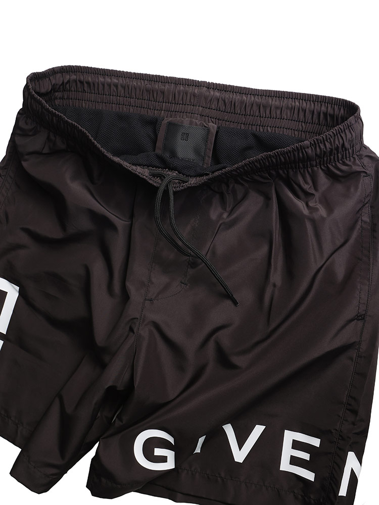 GIVENCHY (ジバンシィ) 裾ロゴ メッシュインナー付き スイムショーツ 水着 GVBMA00N1453 メンズ【サカゼン公式通販】