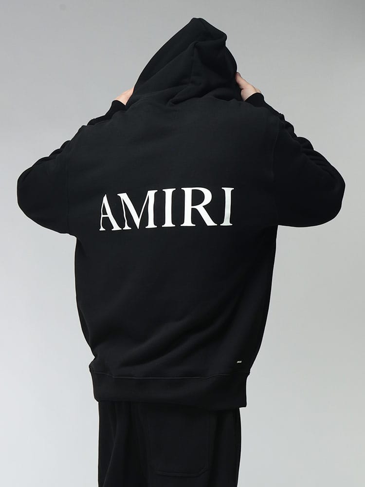 AMIRI (アミリ) メンズ パーカー 長袖 ロゴプリント プルオーバー MA CORE LOGO AIAMTOJR1127