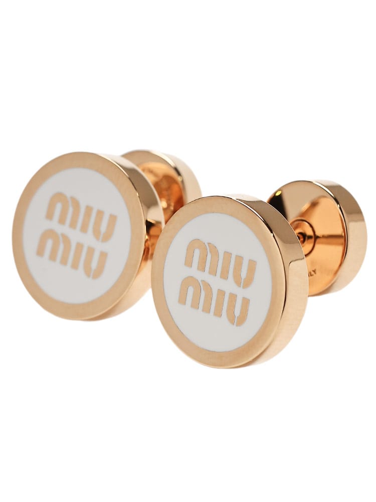 MIU MIU (ミュウミュウ) レディース ピアス ピアス エナメルメタル MIU5JO9122F6T