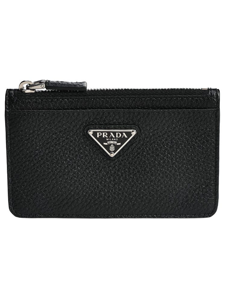 PRADA (プラダ) メンズ カードケース サフィアーノ トライアングル コインケース PR2MC0842E54