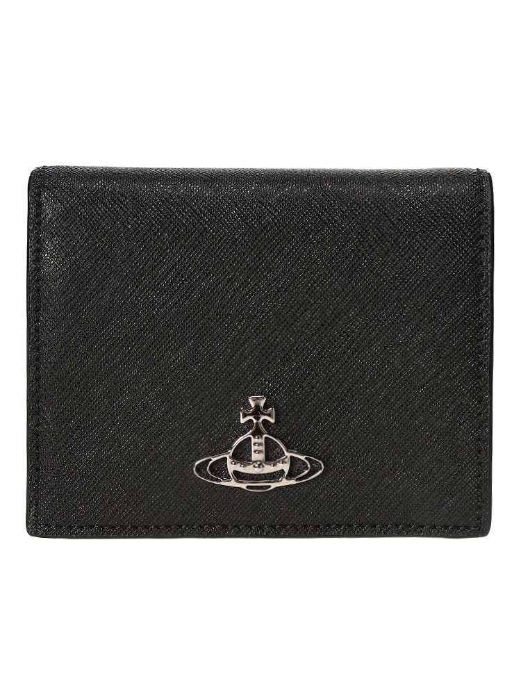 Vivienne Westwood (ヴィヴィアン・ウエストウッド) レディース 二つ折り財布 二つ折り ウォレット サフィアーノレザー VWW51150031W