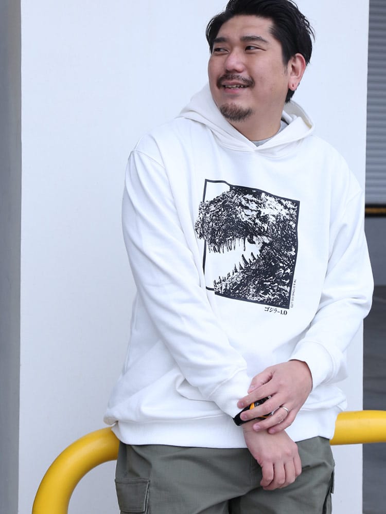 在庫処分 返品交換不可 『ゴジラ-1.0』コラボレーショングラフィックパーカー