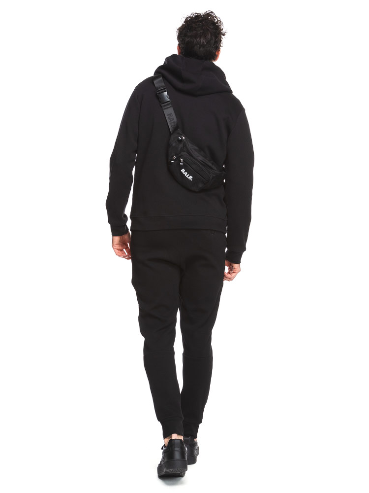 新品2.9万 BALR. ボーラー 裏起毛 フーディ bland hoodie ホワイト Ｌサイズ ブランドロゴ パーカー タグ付き  未使用｜メンズファッション