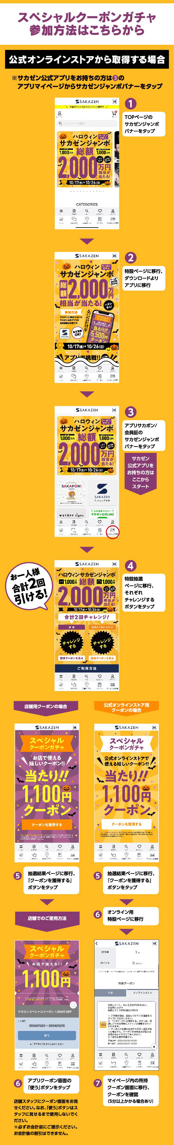 総額2000万円相当が当たるクーポンガチャ　参加方法